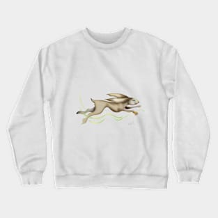 Running rabbit Crewneck Sweatshirt